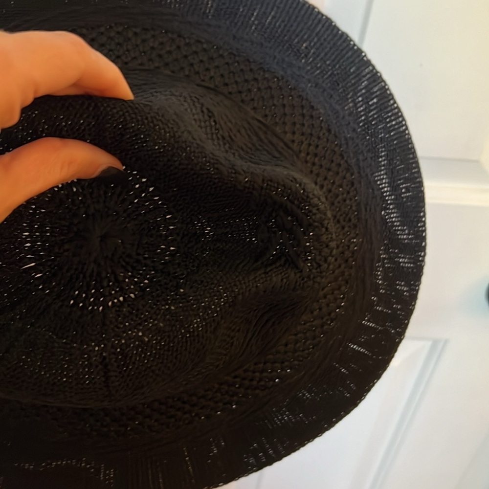 NWT! Ladies Black Knit Fedora! - Picture 4 of 6